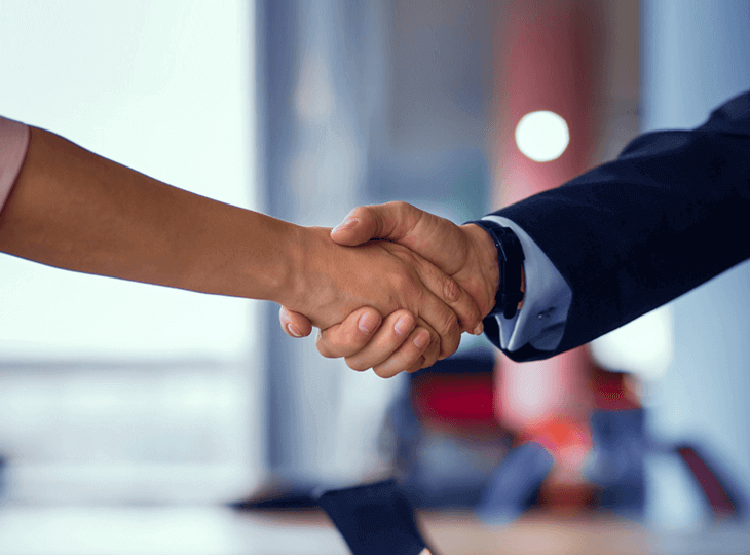 Prosoz Herten-Bild Neue Business Partner groß- zwei schüttelnde Hände Prosoz Herten-Bild Neue Business Partner groß- zwei schüttelnde Hände