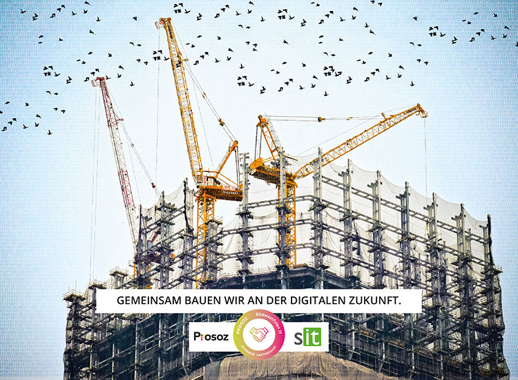 Prosoz Herten-Bild Bauen SIT Kooperation Südwestfalen-IT und Prosoz- drei Kräne auf einer großen Baustelle unterhalb des Bildes steht Gemeinsam bauen wir an der digitalen Zukunft Prosoz Herten-Bild Bauen SIT Kooperation Südwestfalen-IT und Prosoz- drei Kräne auf einer großen Baustelle unterhalb des Bildes steht Gemeinsam bauen wir an der digitalen Zukunft
